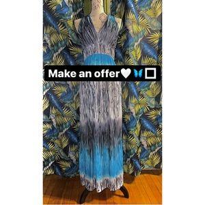Long  tie-die summer dress